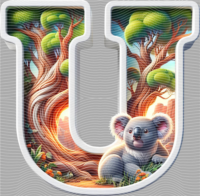 Letters A to Z and Number-AZ 84